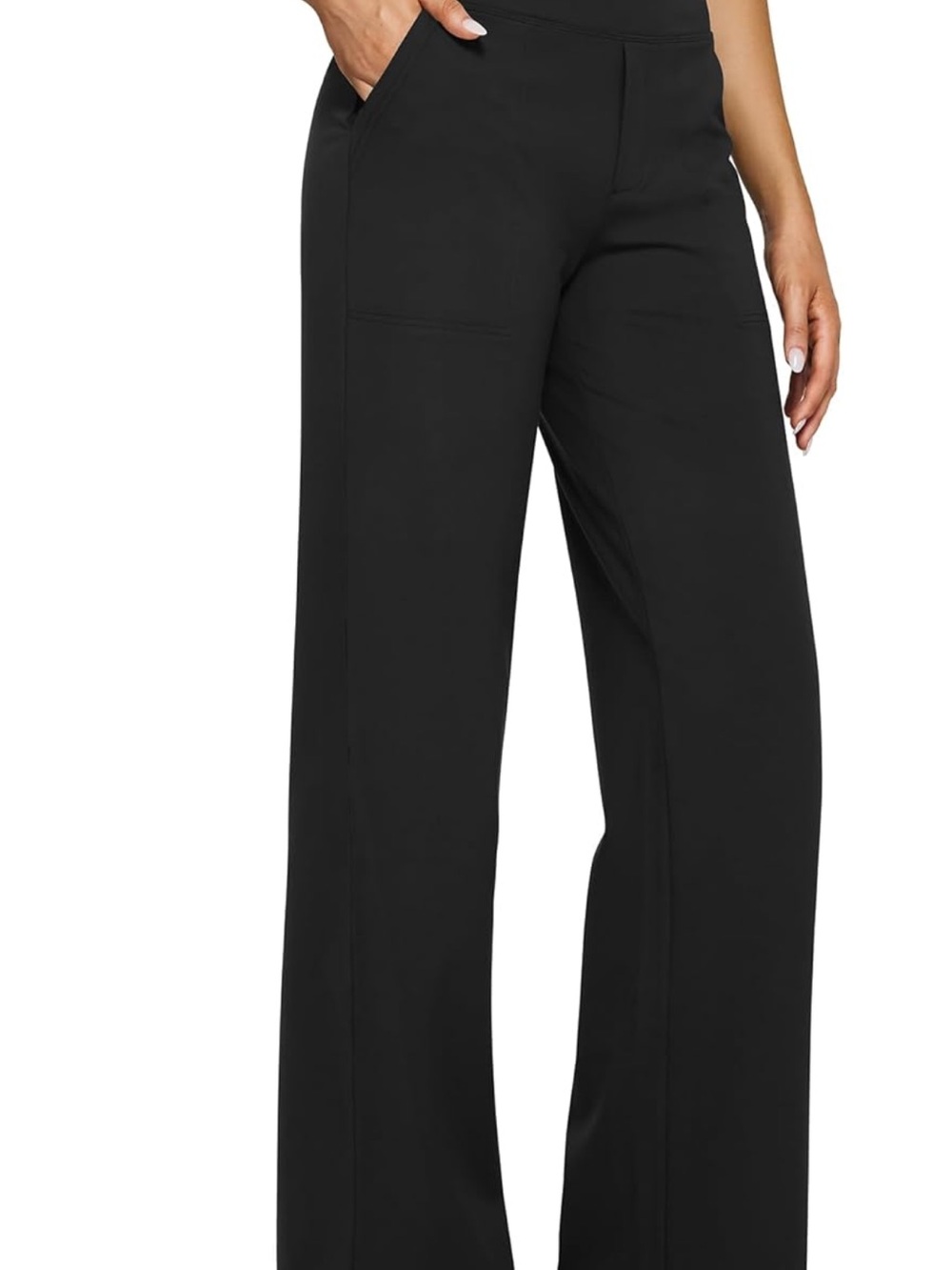 Wide Leg Black Women’s Pants - Comfortable Everyday Style